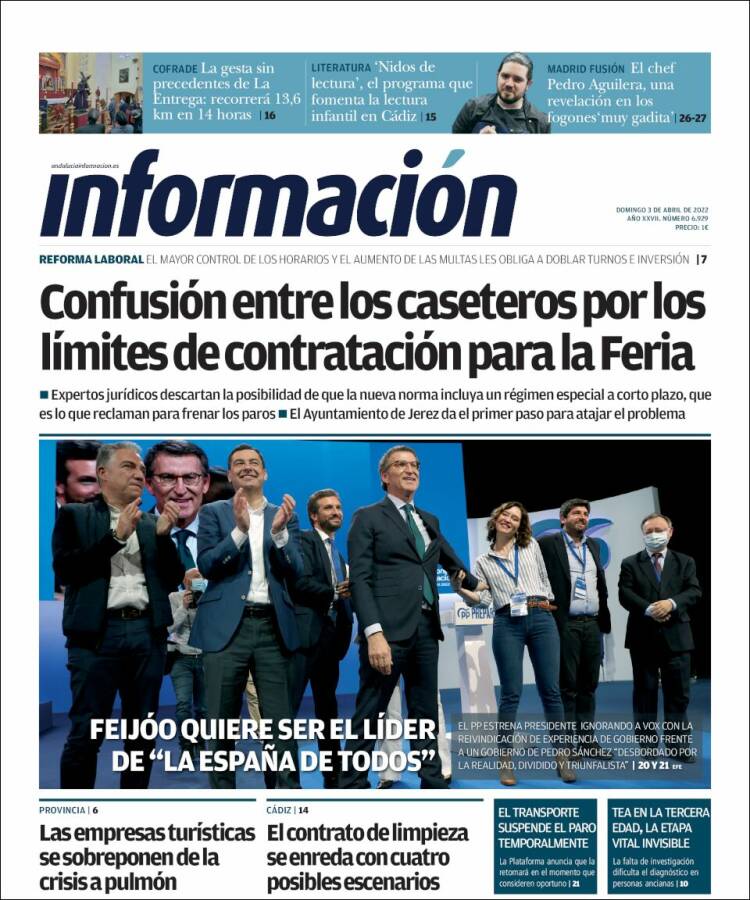 Portada de Información - Cadiz (España)