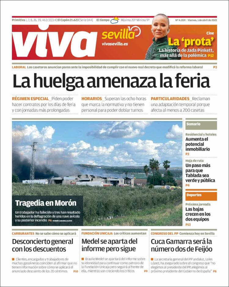 Portada de Viva Sevilla (España)