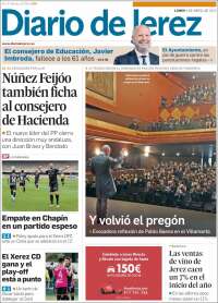 Portada de Diario de Jerez (Espa&ntilde;a)