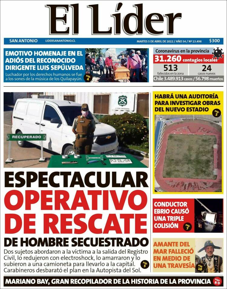 Portada de Lider de San Antonio (Chile)