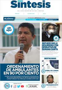 Portada de Síntesis - Puebla (M&eacute;xico)