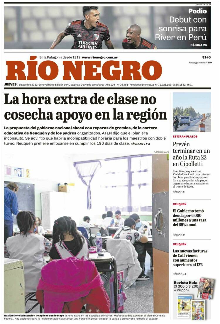 Portada de Rio Negro (Argentina)
