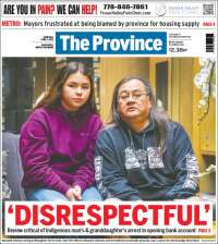 Portada de The Province (Canada)