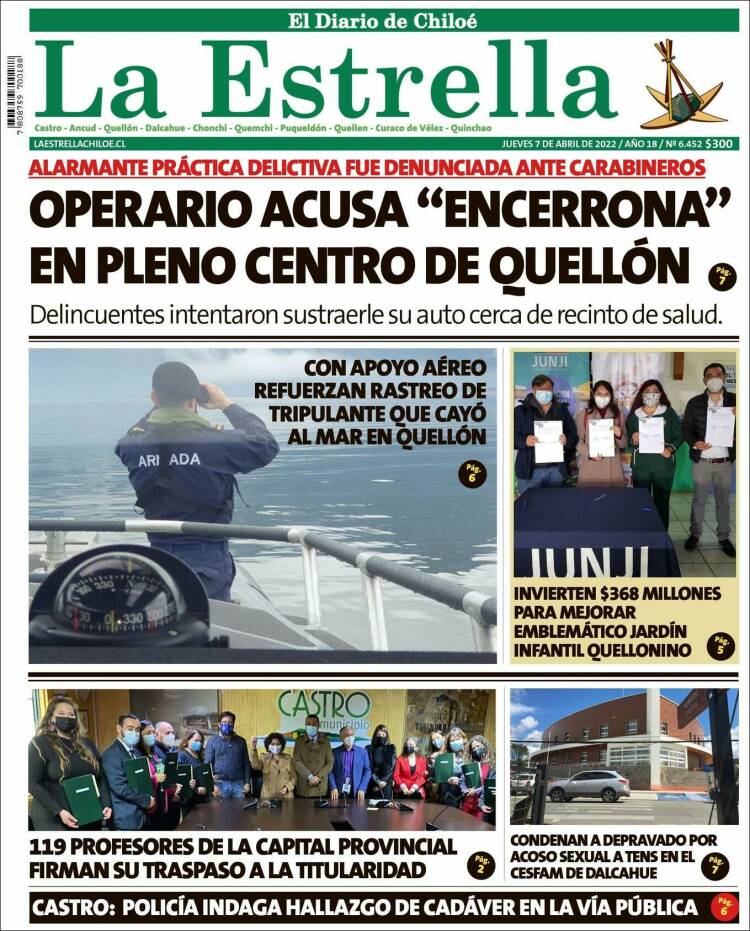 Portada de Estrella de Chiloé (Chile)
