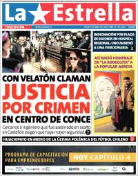 Portada de La Estrella de Concepción (Chile)