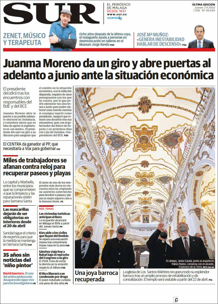 Portada de Diario el Sur (Espa&ntilde;a)