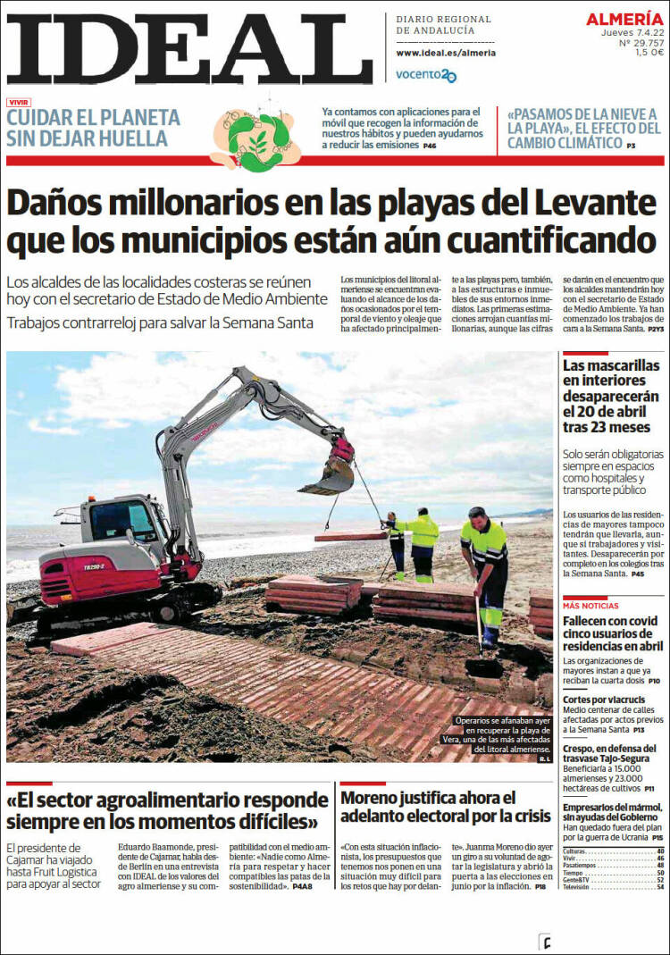 Portada de Ideal Almeria (Espa&ntilde;a)