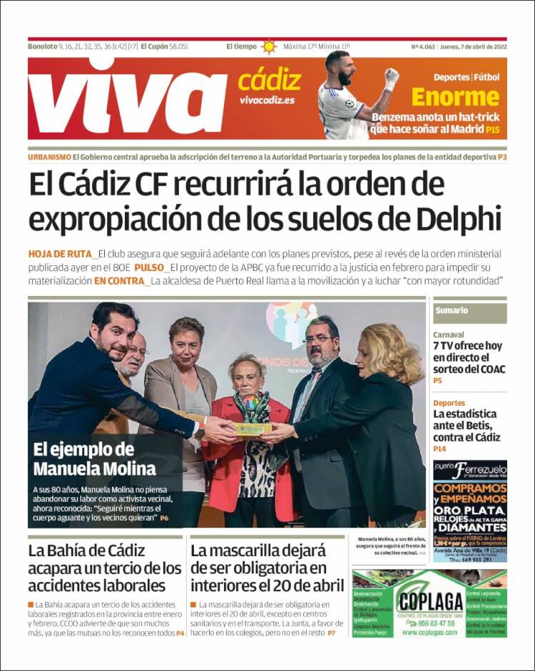 Portada de Información - Cadiz (Espa&ntilde;a)