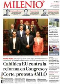 Portada de Milenio de León (Mexique)