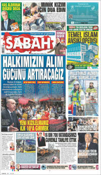 Portada de Sabah (Turquía)