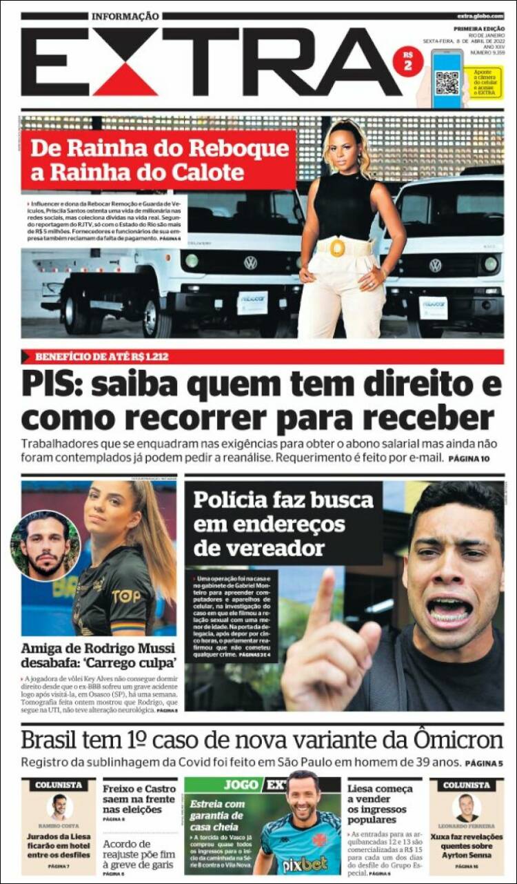 Portada de Extra (Brasil)