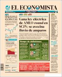 Portada de El Economista (Mexique)