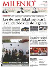 Portada de Milenio de Puebla (México)