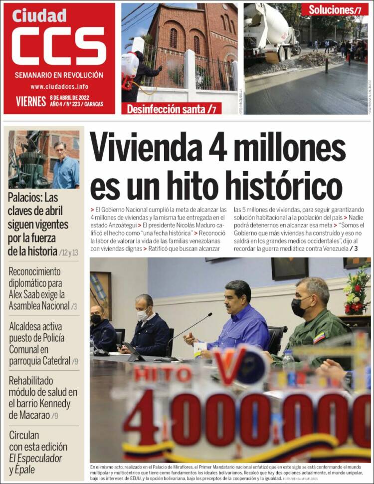 Portada de Ciudad CCS (Venezuela)