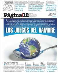 Portada de Página/12 (Argentina)