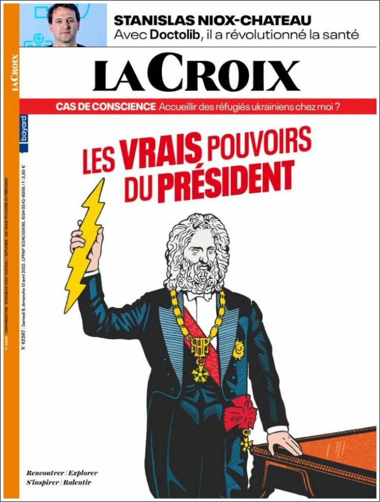 Portada de La Croix (Francia)