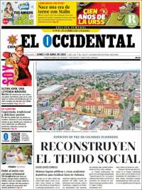 Portada de El Occidental (M&eacute;xico)