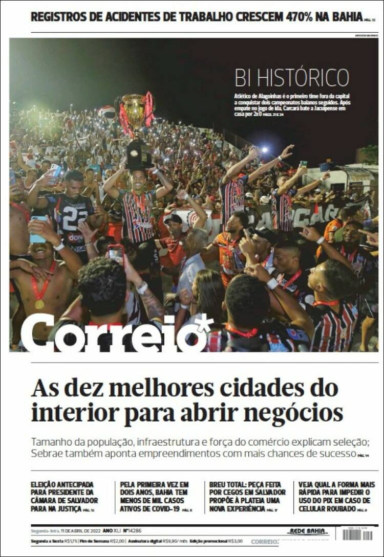 Portada de Correio* (Brasil)