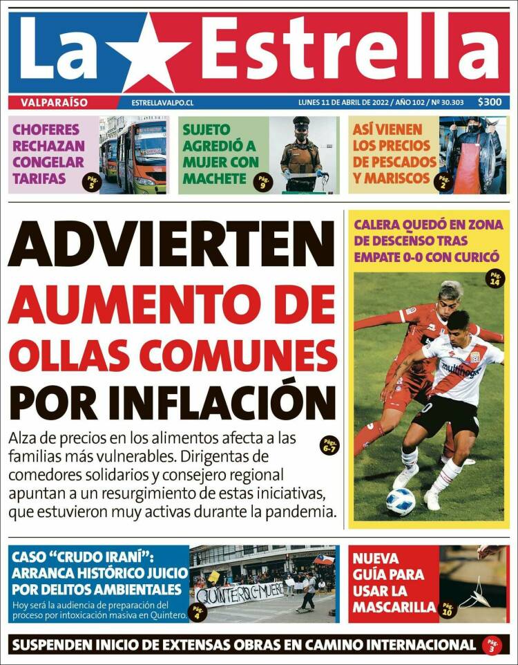 Portada de Estrella de Valparaiso (Chile)