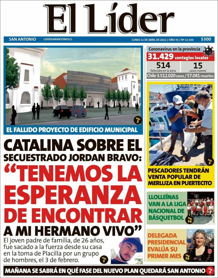 Portada de Lider de San Antonio (Chile)