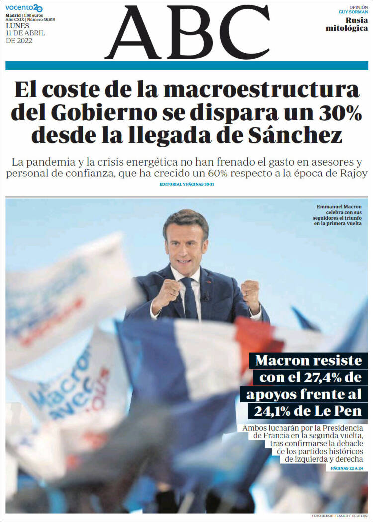 Portada de ABC (España)