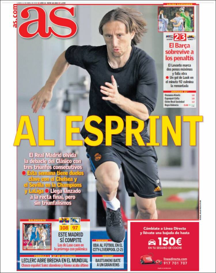 Portada de As (España)