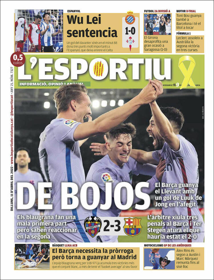 Portada de L'Esportiu (España)