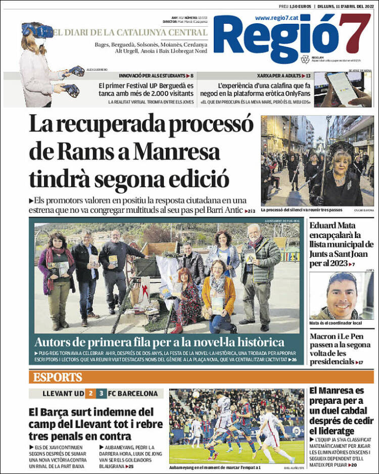 Portada de Regio7 (España)