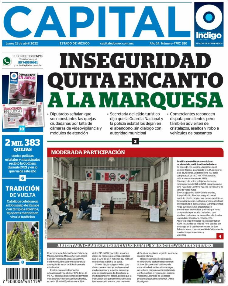 Portada de Capital México (M&eacute;xico)