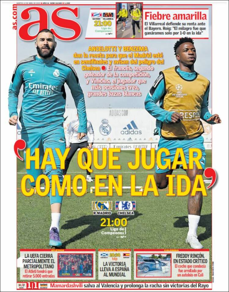 Portada de As (España)