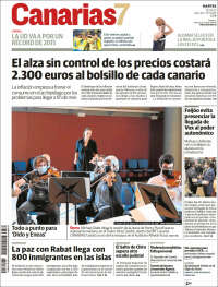 Portada de Canarias 7 (Spain)