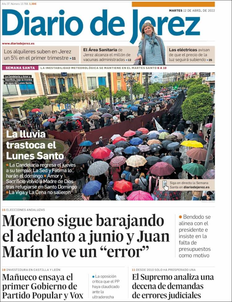 Portada de Diario de Jerez (Spain)