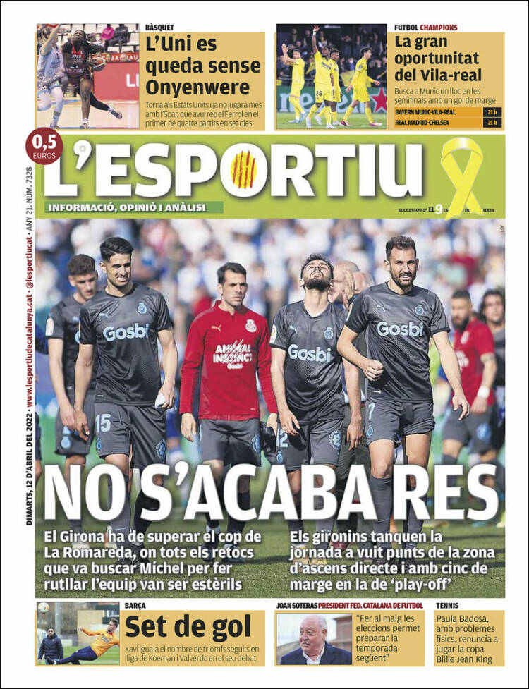 Portada de L'Esportiu : Girona (Spain)