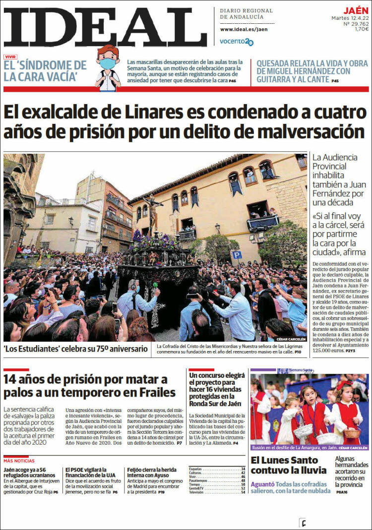 Portada de El Ideal de Jaén (Spain)