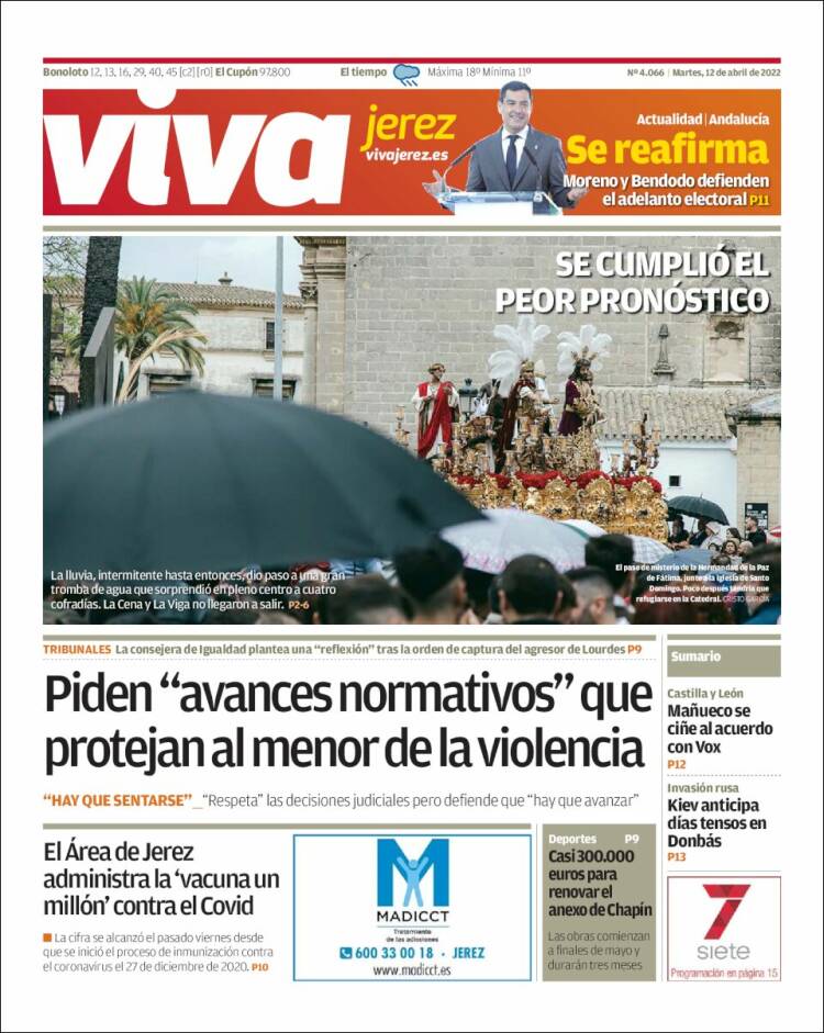 Portada de Información - Jerez (Spain)