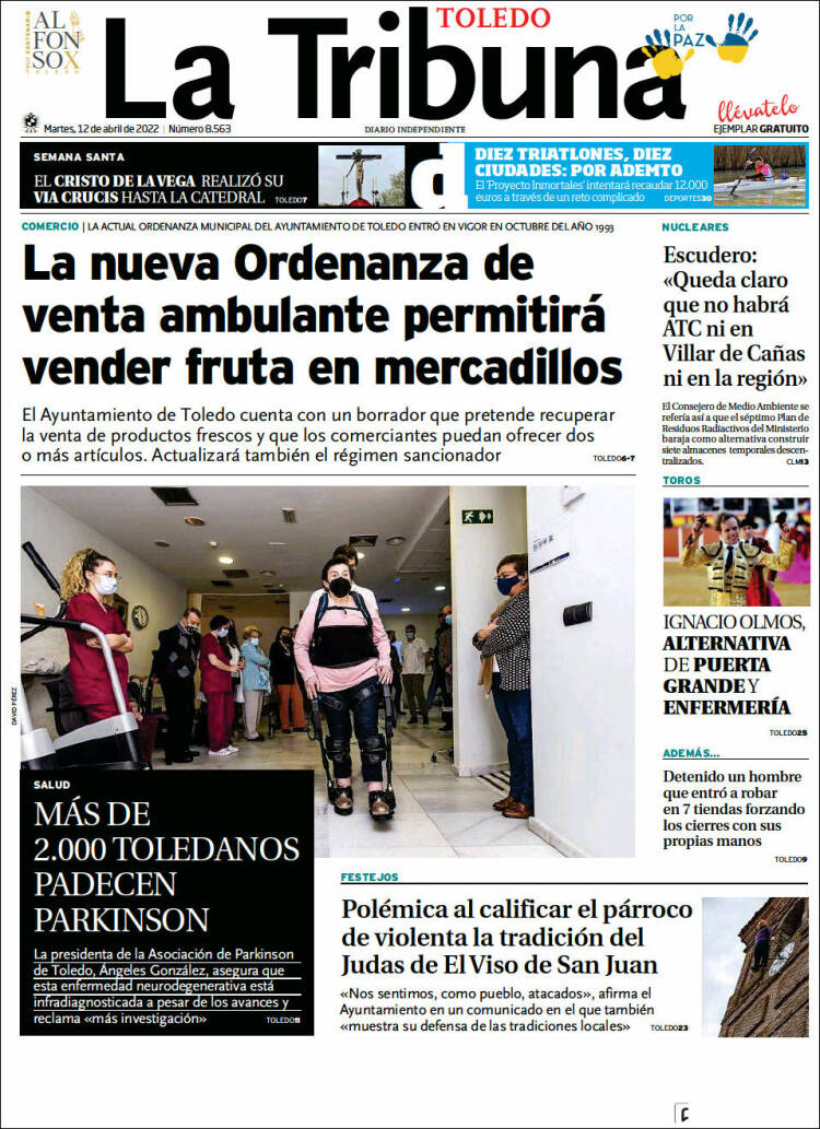 Portada de La Tribuna de Toledo (Spain)