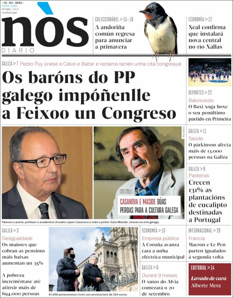 Portada de Nòs Diario (Spain)