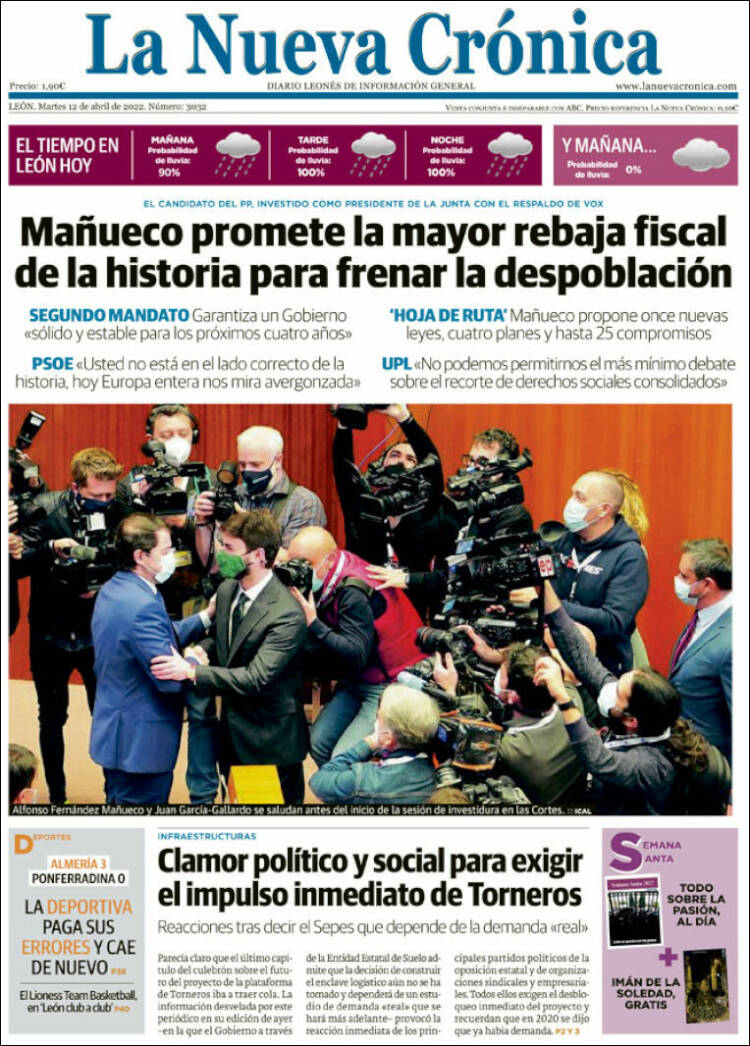 Portada de La Nueva Crónica (Spain)