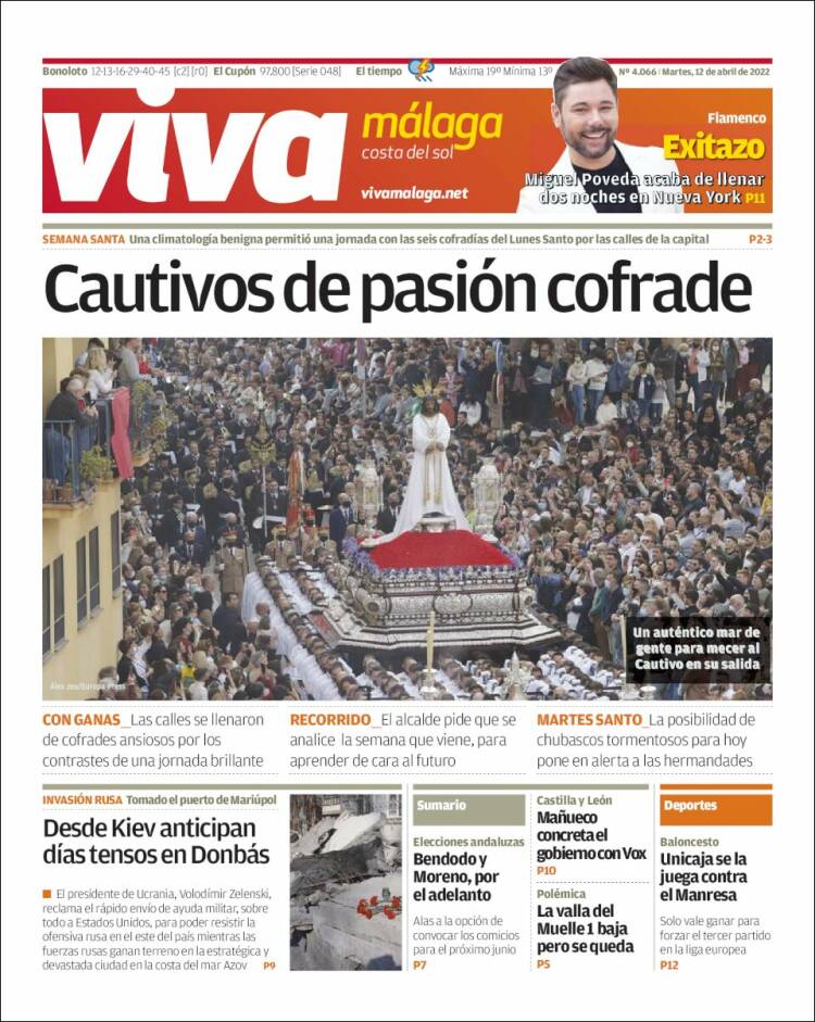 Portada de Viva Málaga (Spain)