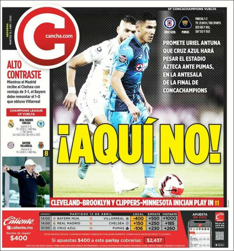 Portada de Cancha (M&eacute;xico)