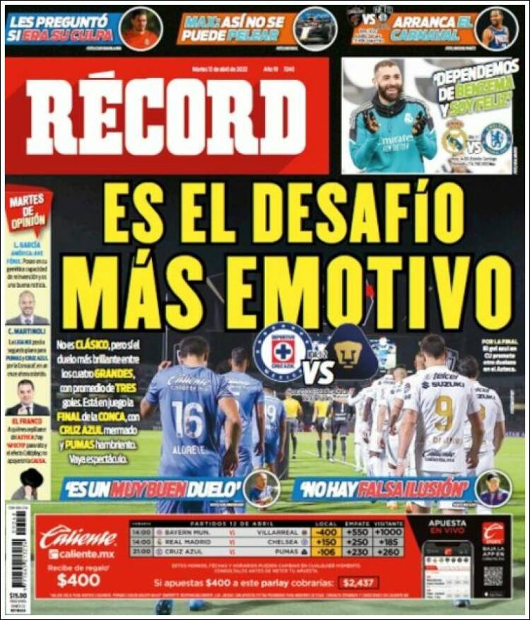 Portada de Record (M&eacute;xico)
