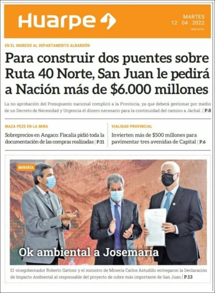 Portada de Huarpe (Argentina)
