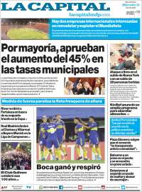 Portada de Diario La Capital - Mar del Plata (Argentina)