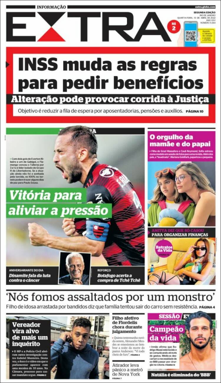 Portada de Extra (Brasil)