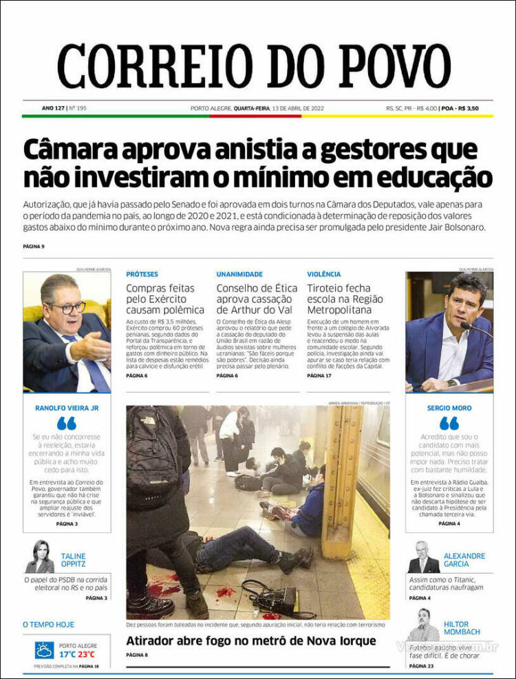 Portada de Correio Do Povo (Brasil)