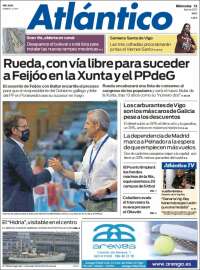 Portada de Atlántico Diario (España)