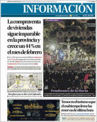 Portada de Diario Información (España)