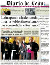 Portada de Diario de León (España)