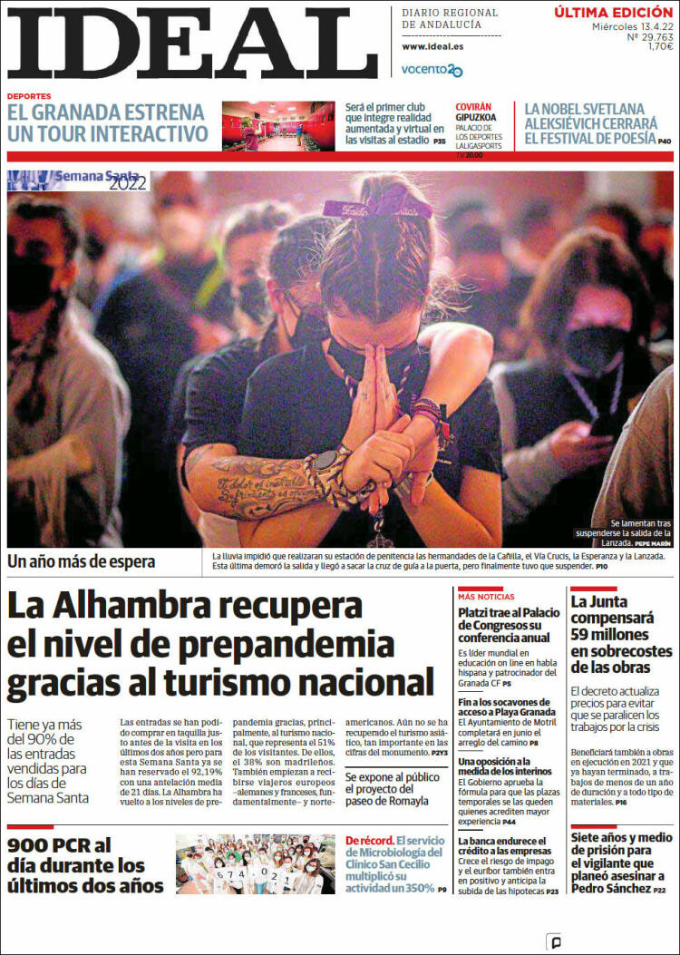 Portada de Ideal (España)