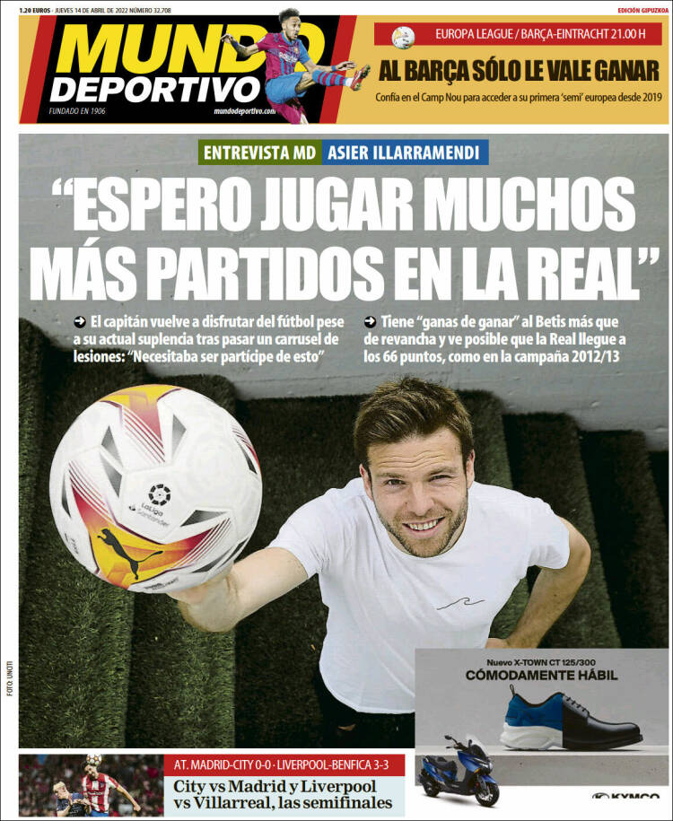 Portada de Mundo Deportivo Gipuzkoa (España)